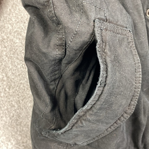 Levi’s trucker jacket Sherpa lining and attached hoodie true black size S - Picture 11 of 14